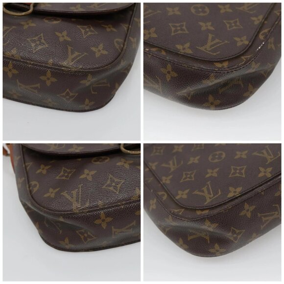 LOUIS VUITTON Monogram Saint Cloud GM Shoulder Bag M51242 LV Auth 142236 - Picture 14 of 16